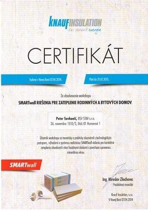 Certifikát 3