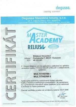 Certifikát 5