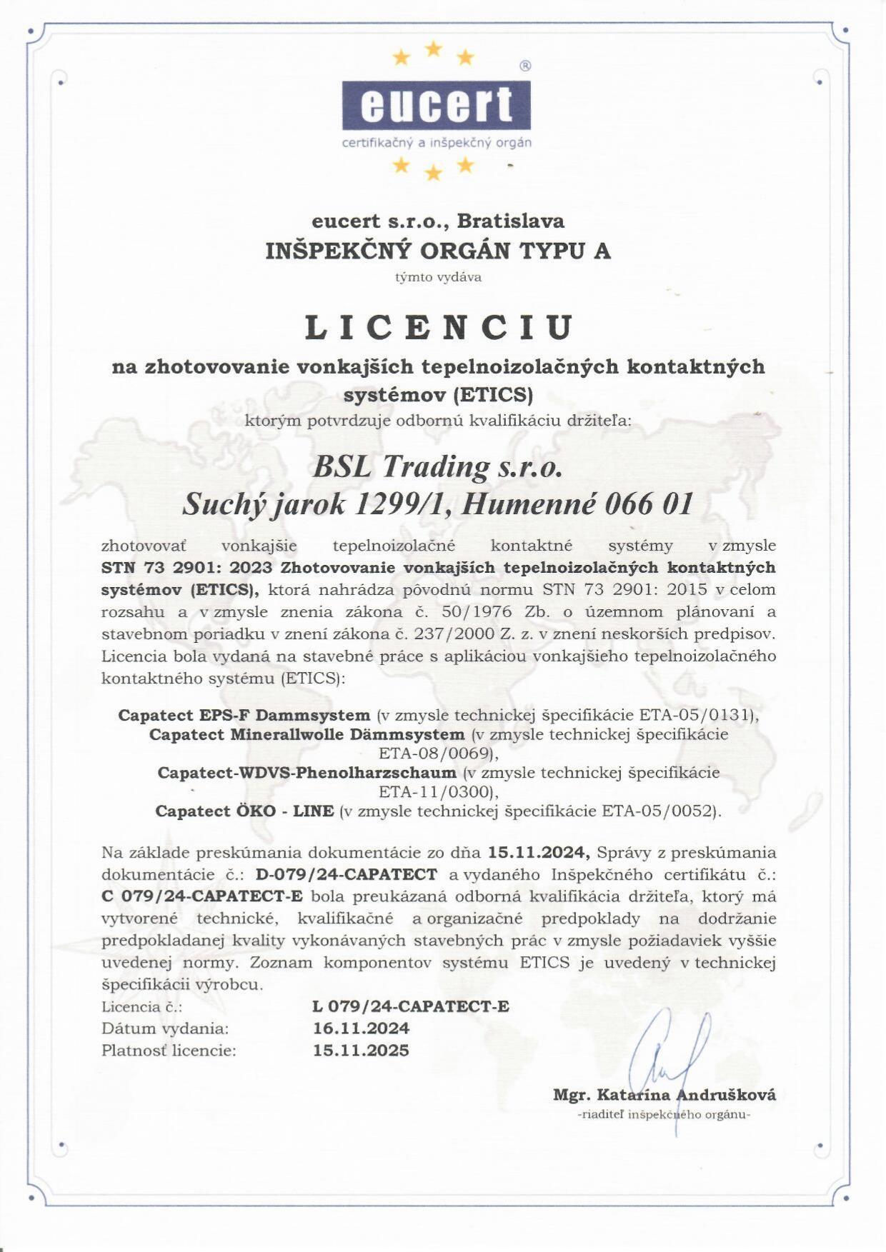 Certifikát 2025 / 3