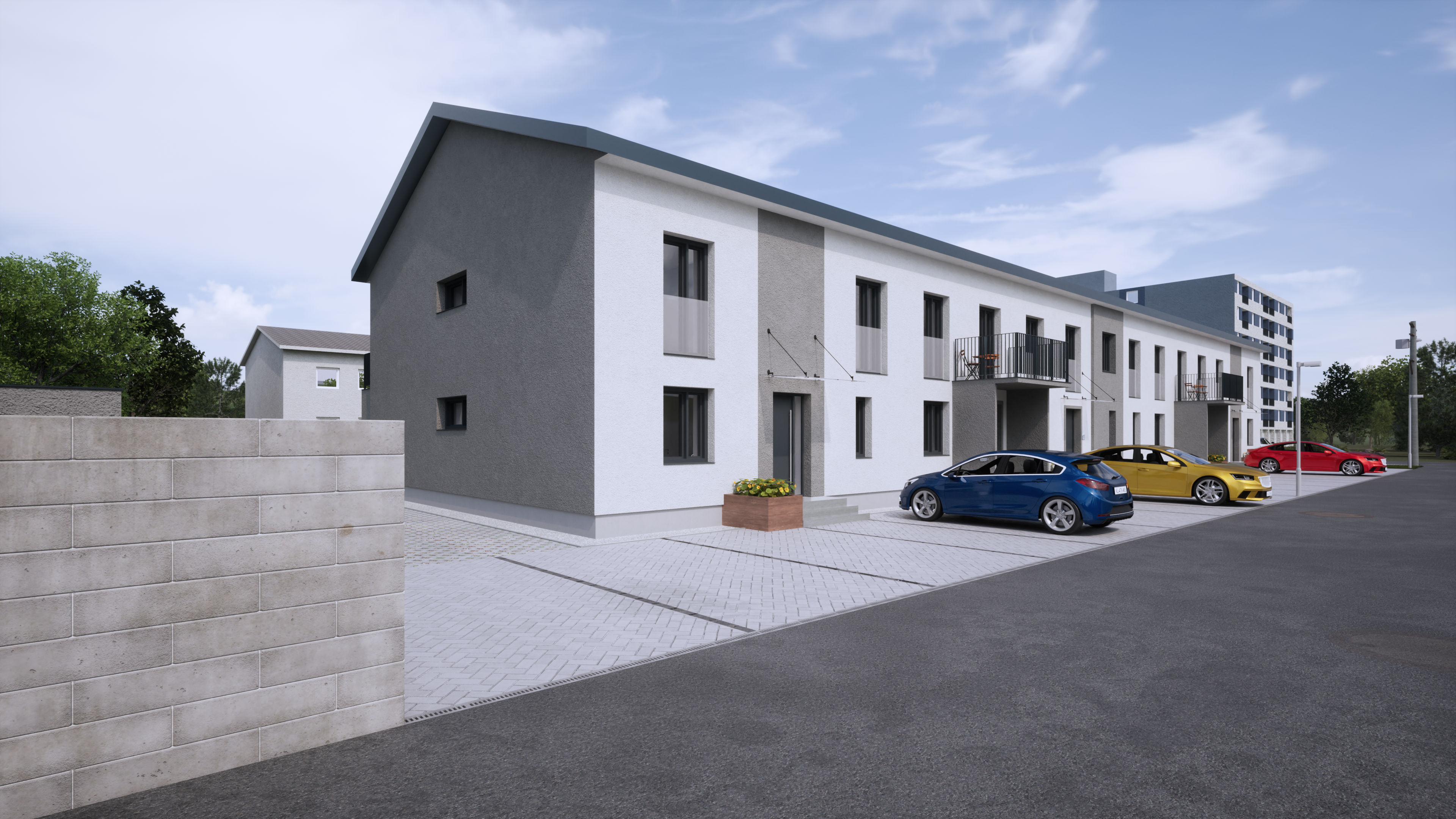 Exteriér projektu Byty Strážske 2