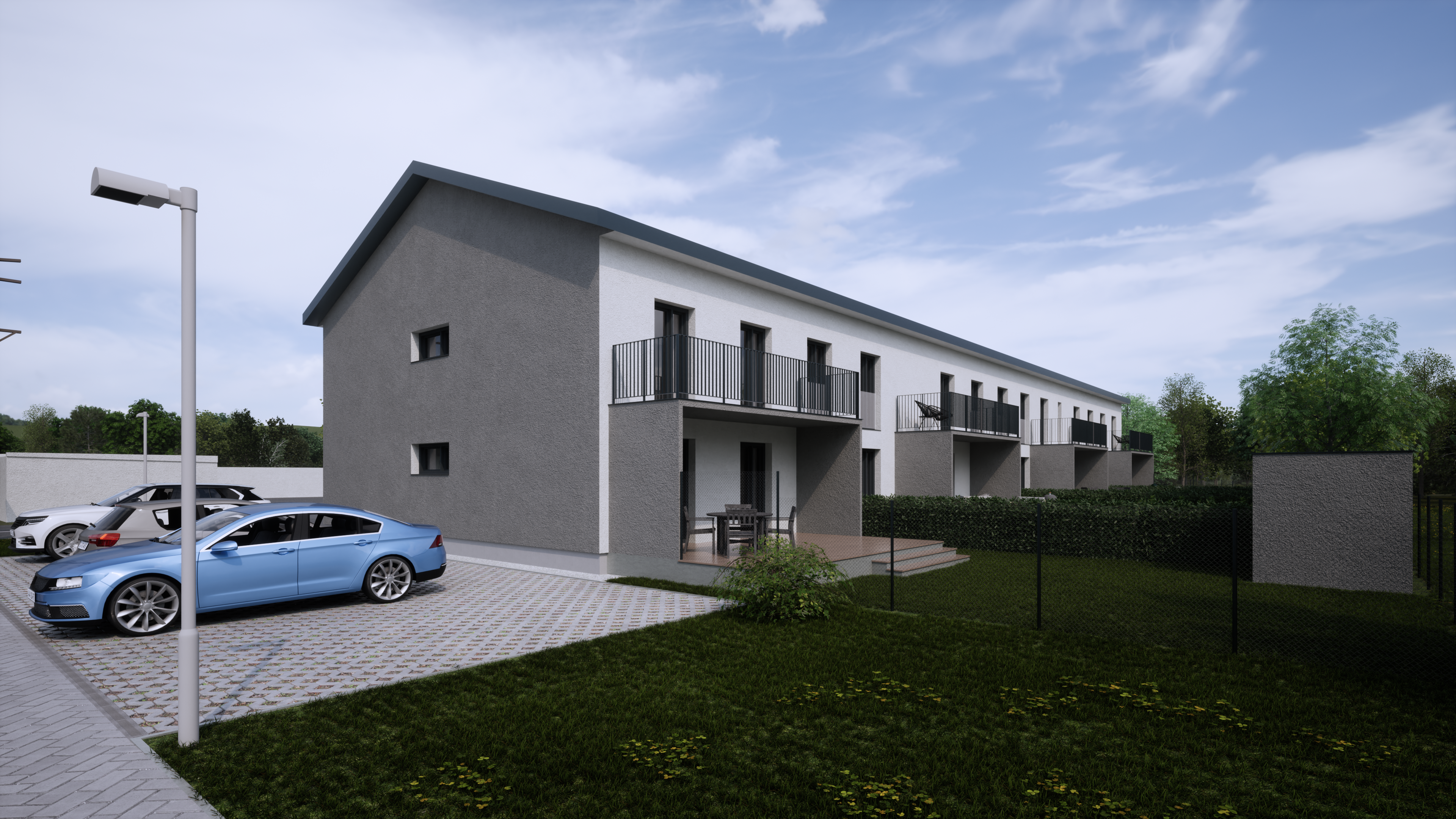 Exteriér projektu Byty Strážske 3
